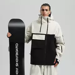New Style Ski Jacket for Export, Multi-Pocket, Loose Fit, Windproof, Waterproof, Breathable, Couple's American-Style Ski Jacket for Women