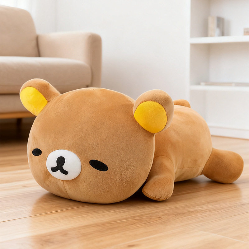 Factory Direct Sales Easy Bear Lying down Relaxing Bear Large Plush Toy Doll Cute Easy Bear Pillow Doll