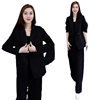 Professional plus size Suit suit 2025 Spring New Loose Slim Casual Suit Jacket Wide Leg Pants Two-piece Set