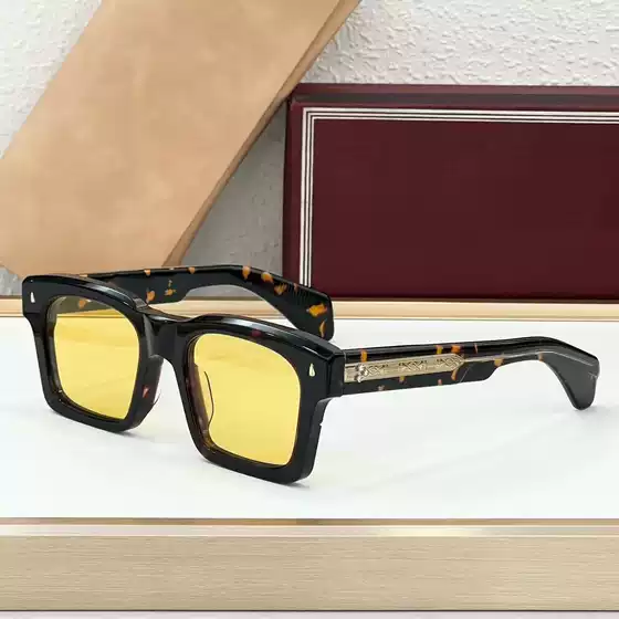KAINE New High-class Square Sheet Handmade Light Luxury Fashion Cross-border JMM Sunglasses Cross-border Personalized Retro Sunglasses