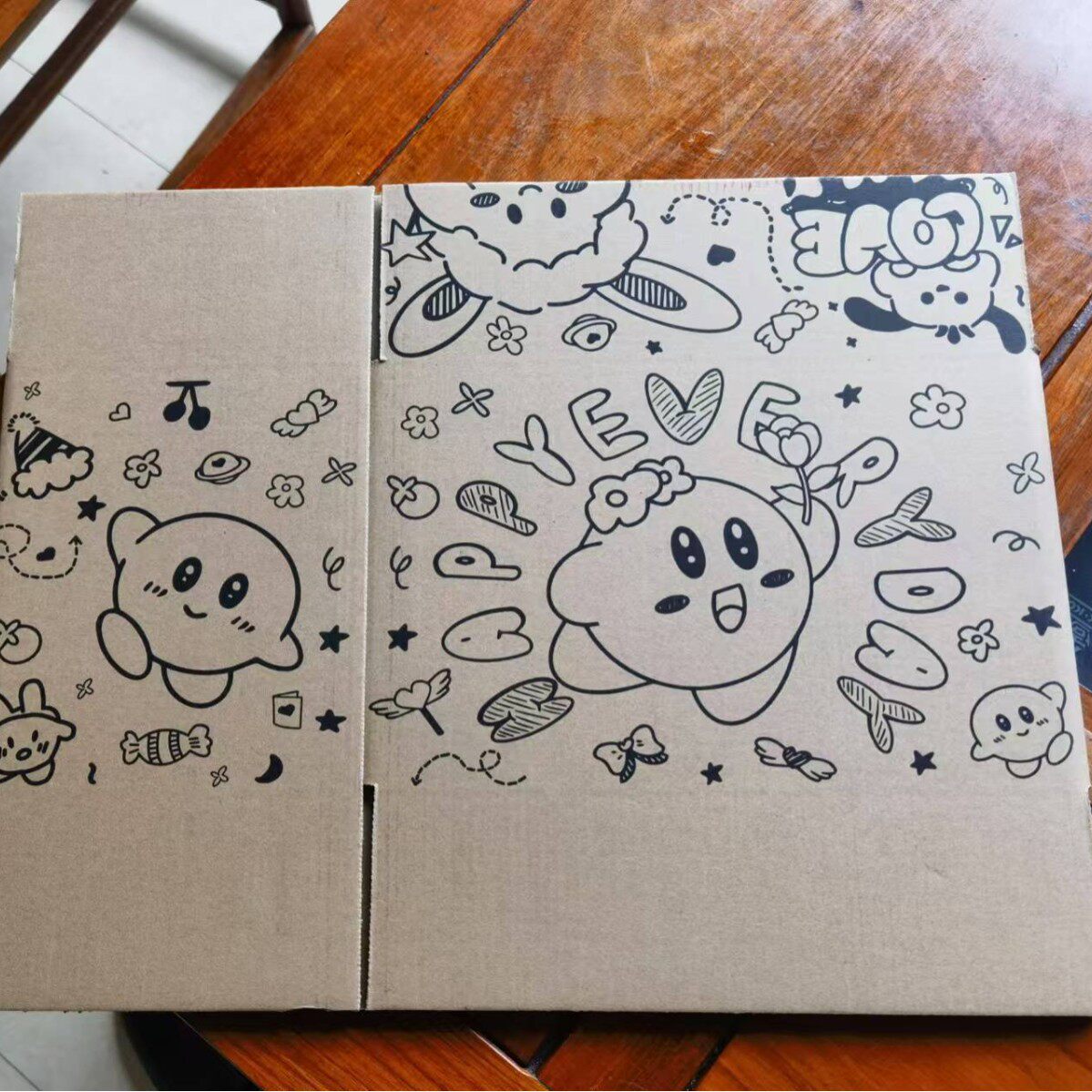 Five-Layer Ultra-Hard Black Cartoon Be Corrugated Postal Express Logistics Packaging Carton Box Small Carton Wholesale