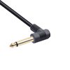 Microphone Audio 6.3/6.35/6.5 Male to Female Mono Elbow Audio Cable Microphone Connection Cable