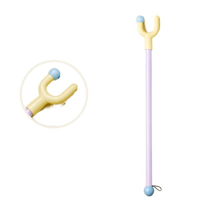 Household Retractable Clothes Rod, Personalized Creative Clothes Fork, Clothes Drying Rod, Balcony Clothes Rod