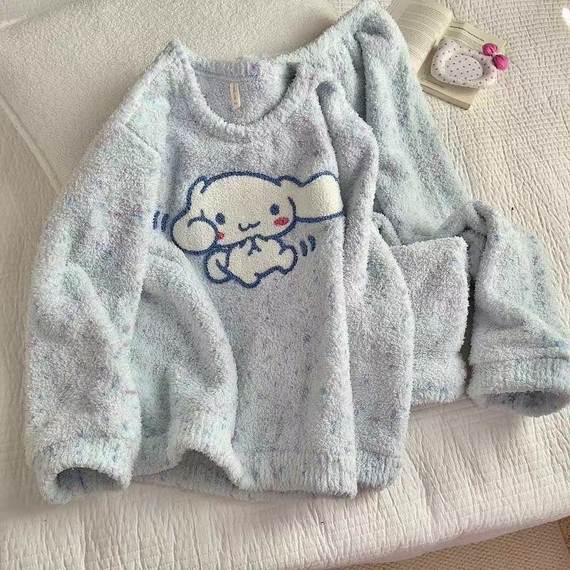 睡衣冬季女款珊瑚绒2025年新款冬天法兰绒秋冬家居服套装厂家直销