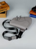 Sh217 Shoulder Bag Saddle Bag Zipper Diagonal Bag Men's Simple Texture Shoulder Bag Lightweight Men's Bag Pure Color