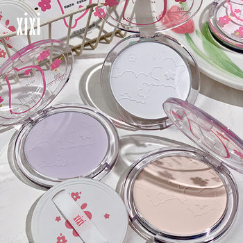 Makeup xixi beautiful face clear fog feeling powder cake concealer lasting waterproof sweat-proof makeup student party makeup foundation