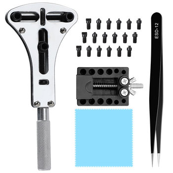 Watch Electronic Replacement Tool for Opening the Back Cover, Three-Jaw Large Wrench, Cover Opener, Steel Tooth Watch Case Back Removal Tool