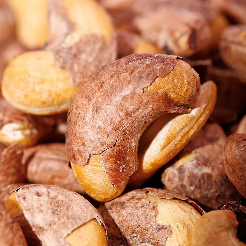 Purple skin purple salt baked cashew tiger skin cashew nuts new year nut snacks wholesale snacks high quality cashew nuts