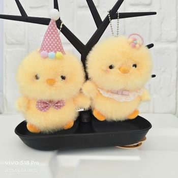 Premium Plush Toy Cute Chicken Pendant Keychain Pendant Bag Pendant Direct from Manufacturer