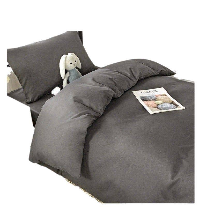 Simple Student Dormitory Six-Piece Set School Bedding Dormitory Bedding Washed Cotton Sheets Three-Piece Set