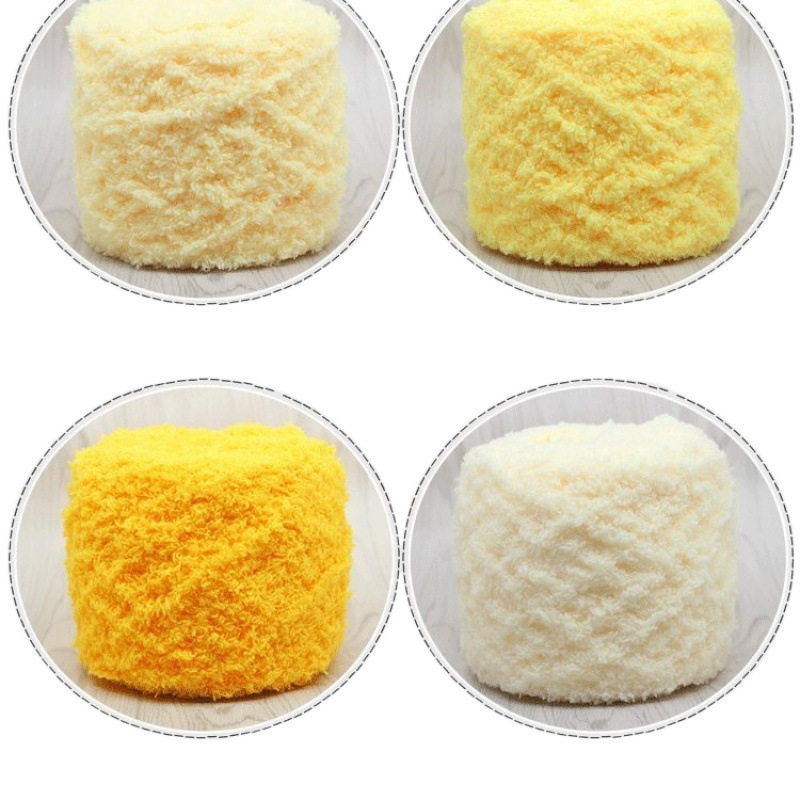 Coral Velvet Yarn Coral Velvet Towel Yarn Thick Scarf Children's Baby Yarn Milk Cotton Hand Knitting Wholesale