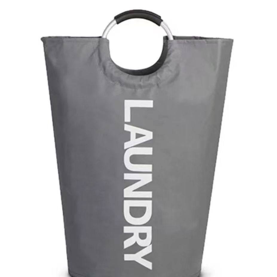 Home Dirty Clothes Storage Basket Foldable Bathroom Dirty Clothes Basket Portable Toy Waterproof Dirty Clothes Basket Large Capacity ++