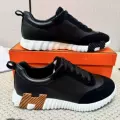 Black leather apricot label