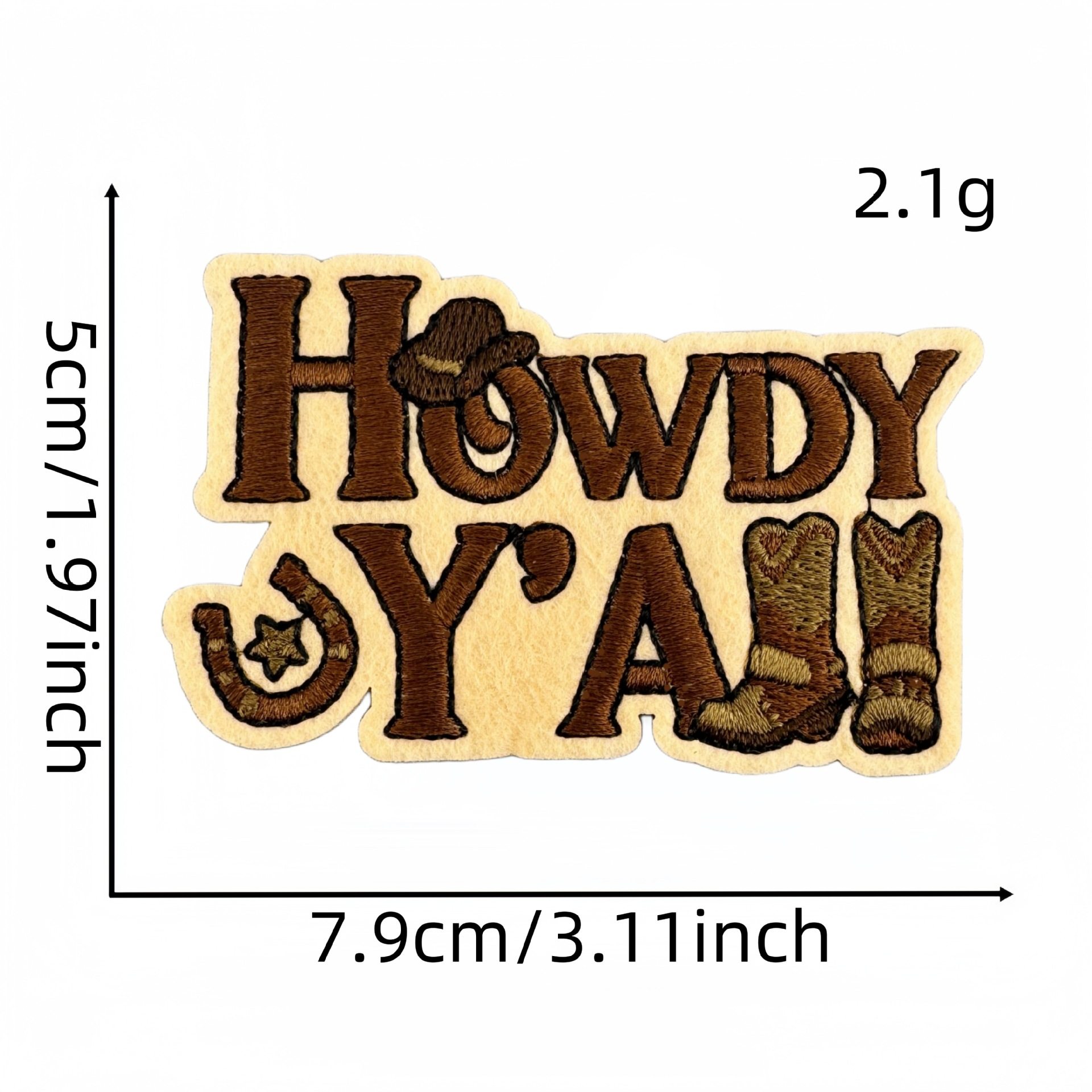 トレンドの英語布ステッカー 34#