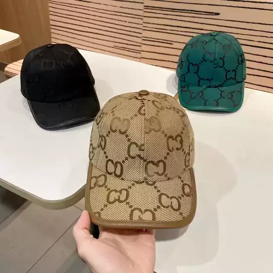 New Letter Full Print G Baseball Cap European and American Foreign Trade Cross-border Fashion All-match Cap Spring and Summer Sun Hat for Men and Women