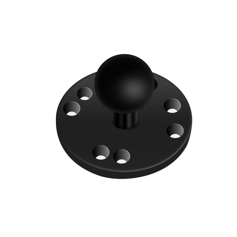 通用1英寸球头配件25mm球头手机导航支架底座连杆菱形方形后视镜