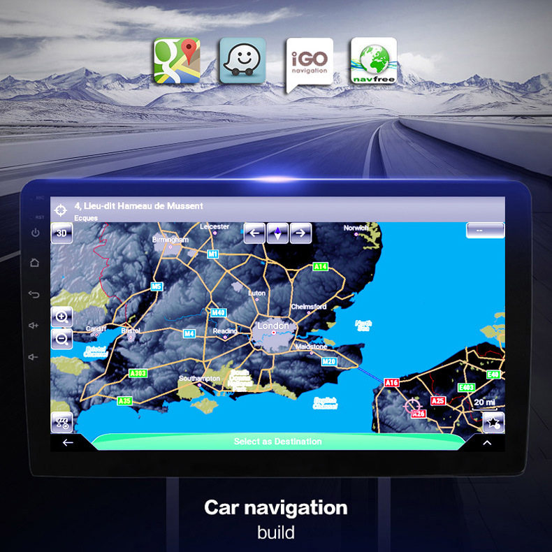 Cross-border goods suitable for Hyundai I10 13-16 reversing Image car Android intelligent GPS navigation