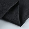 in stock PVC Leather Knitted Bottom Litchi Leather 0.5mm Small Litchi Black Sofa Cushion Leather