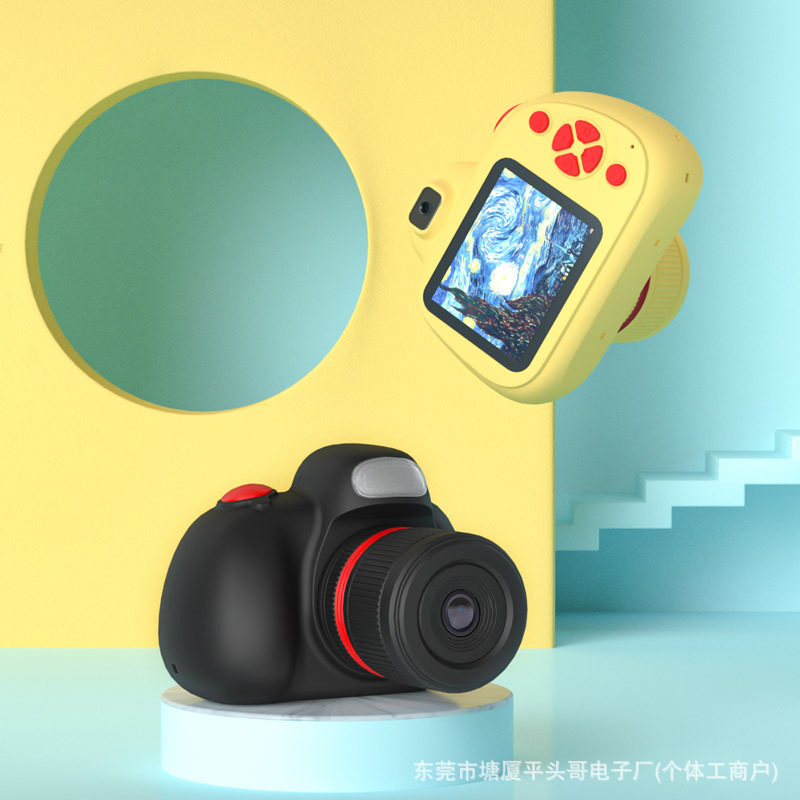 Cross-Border Slr Camera Front and Rear Dual-Camera Selfie 2.4inch Hd Ips Screen Rotating Zoom Lens Digital Camera