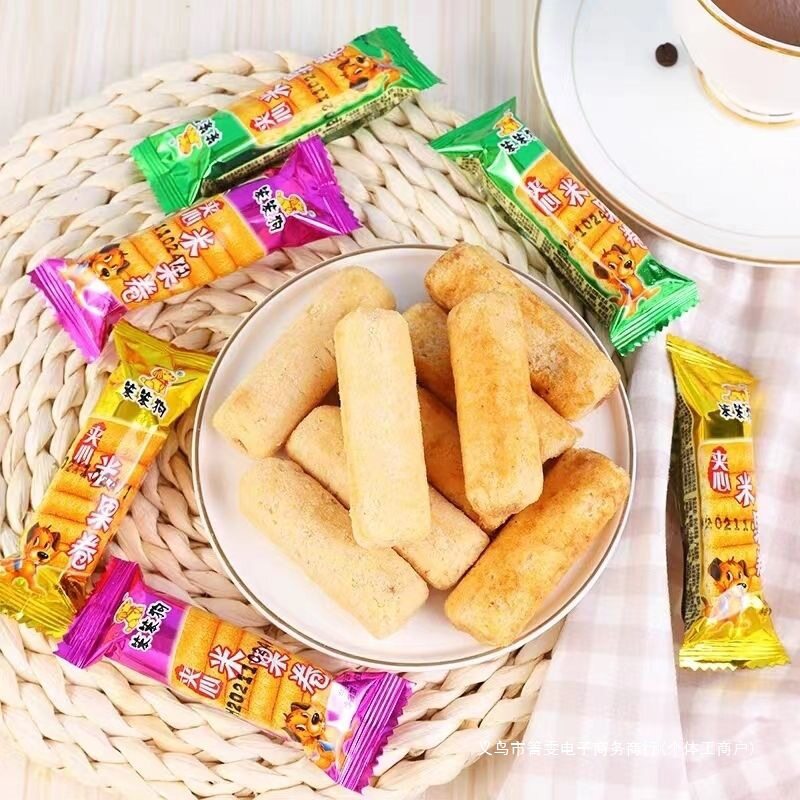 Stupid Dog Whole Grain Sandwich Energy Bar Rice Cracker Roll Non-Fried Breakfast Egg Yolk Casual Snack Office Snack