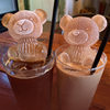 Three-dimensional Bear Ice Cube Mold Food Grade Ice Cream Coffee Mold Silicone Ice Film Ice Rod Sorbet Ice Grid Artifact