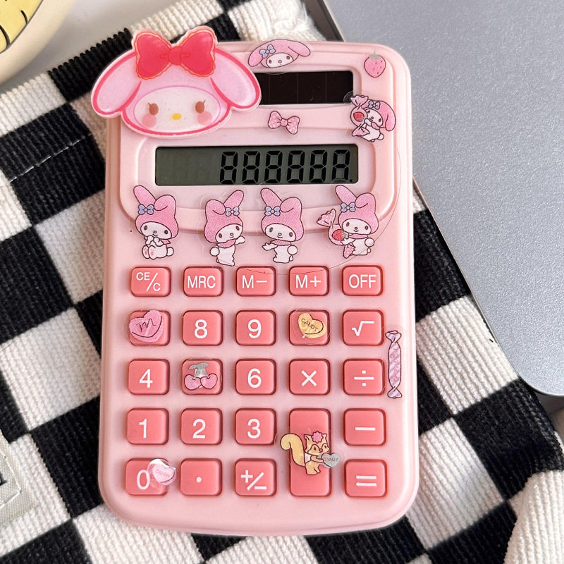 计算器创意可爱卡通学生办公文化用品高颜值迷你便携计算机批发