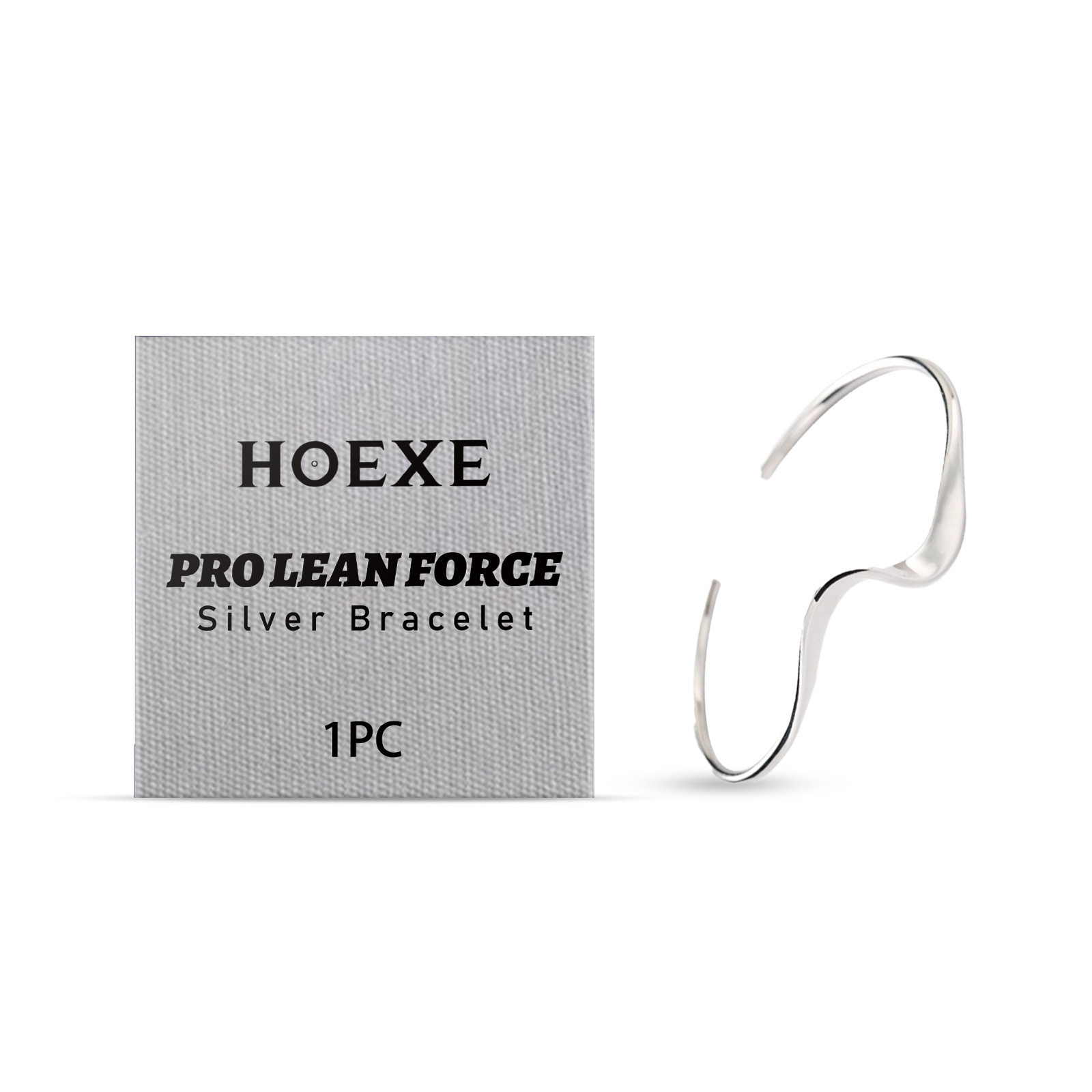 Hoexe 银色不规则手镯 时尚优雅耐用好看不易掉色雅致格调手镯