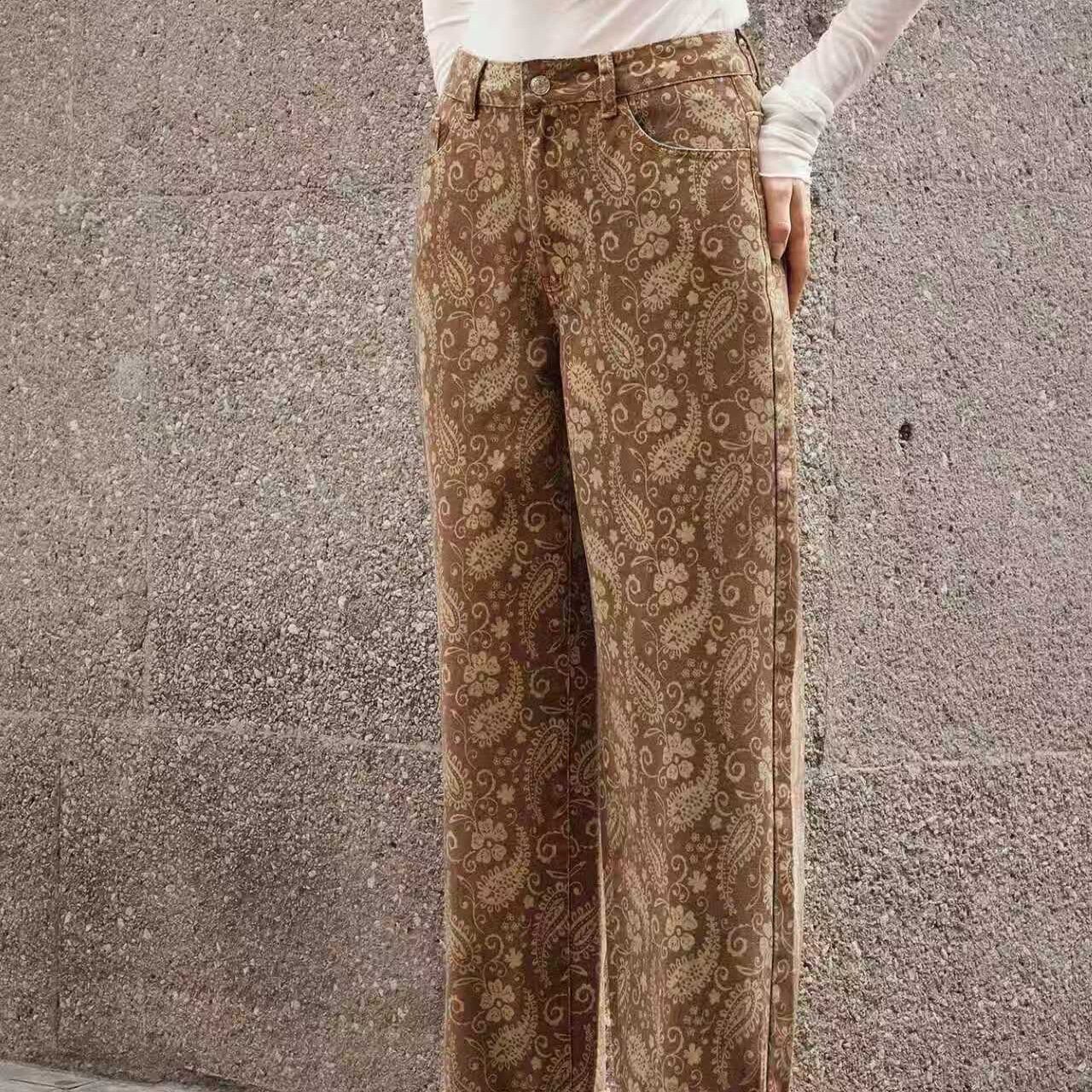 Casual Straight Leg Womens Trousers Slim Fit Stylish Design Comfortable Fabric Perfect for Everyday Wear Ready to