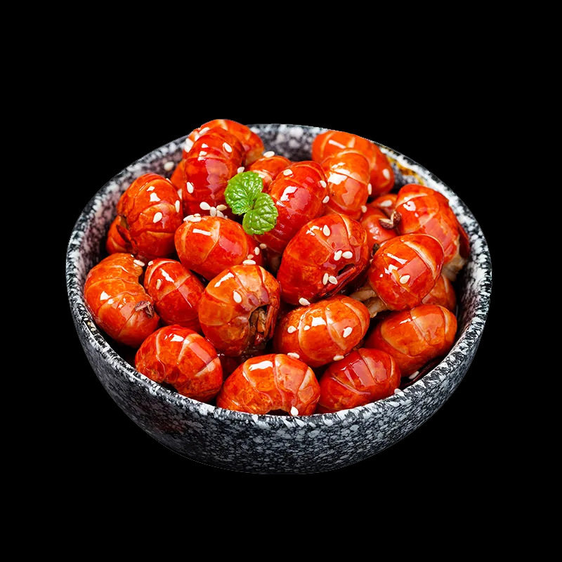 Lobster Tail Cooked Spicy Crayfish Ready-To-Eat Shrimp Tail Seafood Large Shrimp Tail Seafood Freshwater Lobster