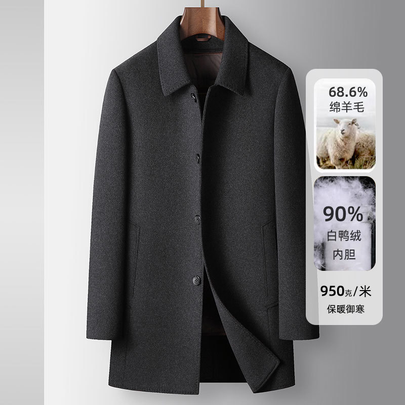 Áo Khoác Nam Kín Cổ Hàng Mùa Xuân Thu Đông Phong Cách Trẻ Trung