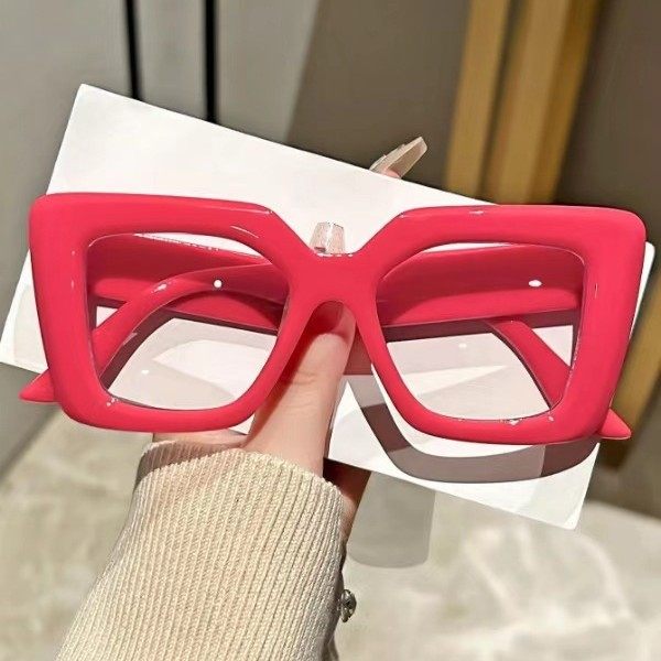 2024 Cross-border New Style Square Large Frame Trendy All-match Fashion Ins Internet Celebrity Same Style Anti-blue Glasses Frame