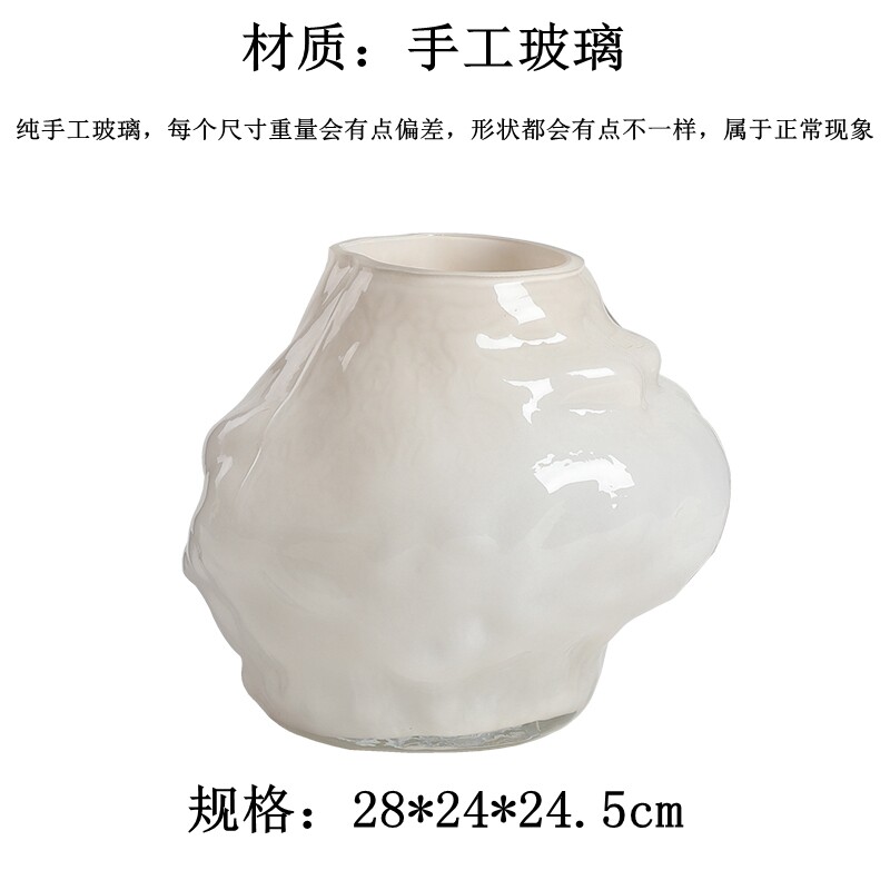 轻奢现代玻璃花瓶多款样板间售楼处北欧家居客厅餐桌软装家居饰品