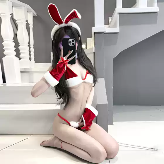 Jinxiao Sexy Intimates Three-Point Uniform Sexy Nightclub Party Maid Outfit Cos Suit Christmas Strap Qqny Suit