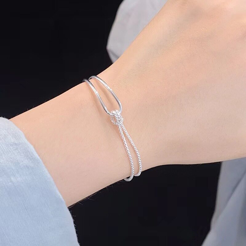 Niche Design Korean Style European and American Fashion Trendy Half Chain Bracelet for Women 2025 New Trendy Simple Bracelet Bracelet
