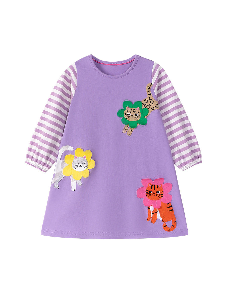 Dress, Autumn Cartoon Girls' Skirt, [Style] Kids' Dress