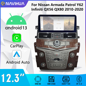 For Nissan Toulouse Y6212.3 inch new modified smart large screen wireless carplay central control Android navigation