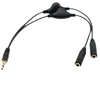 One-To-Two Audio Cable Couple Bilateral Handset Sharing Individual Tuning Audio Cable 3.5 Audio Adapter Cable