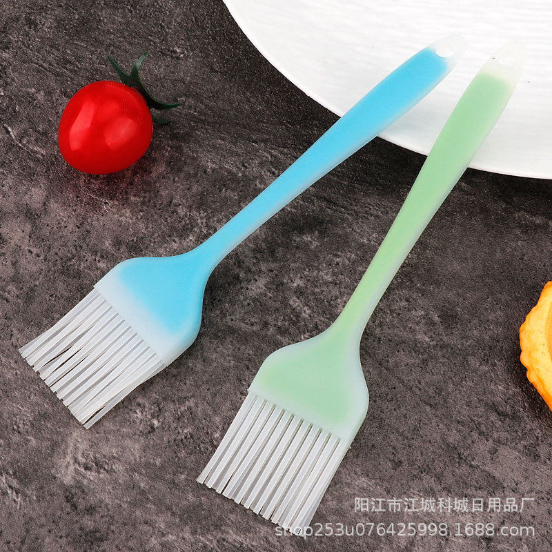 Spot All-In-One Silicone Oil Brush Kitchen High Temperature Resistant Silicone Oil Brush Barbecue Utensils Small Barbecue Brush