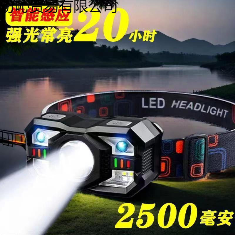Ultra-Bright Sensor Headlamp for Night Fishing, Ultra-Light Head-Mounted, Ultra-Long Battery Life, Strong Light Charging, Outdoor Lightweight Manufacturer
