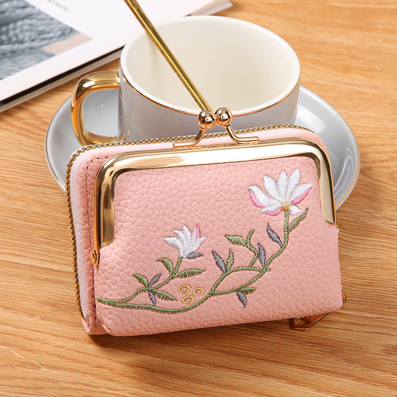 Factory Direct Sales New Mini student coin purse fashion niche small wallet female large capacity organ card holder wholesale