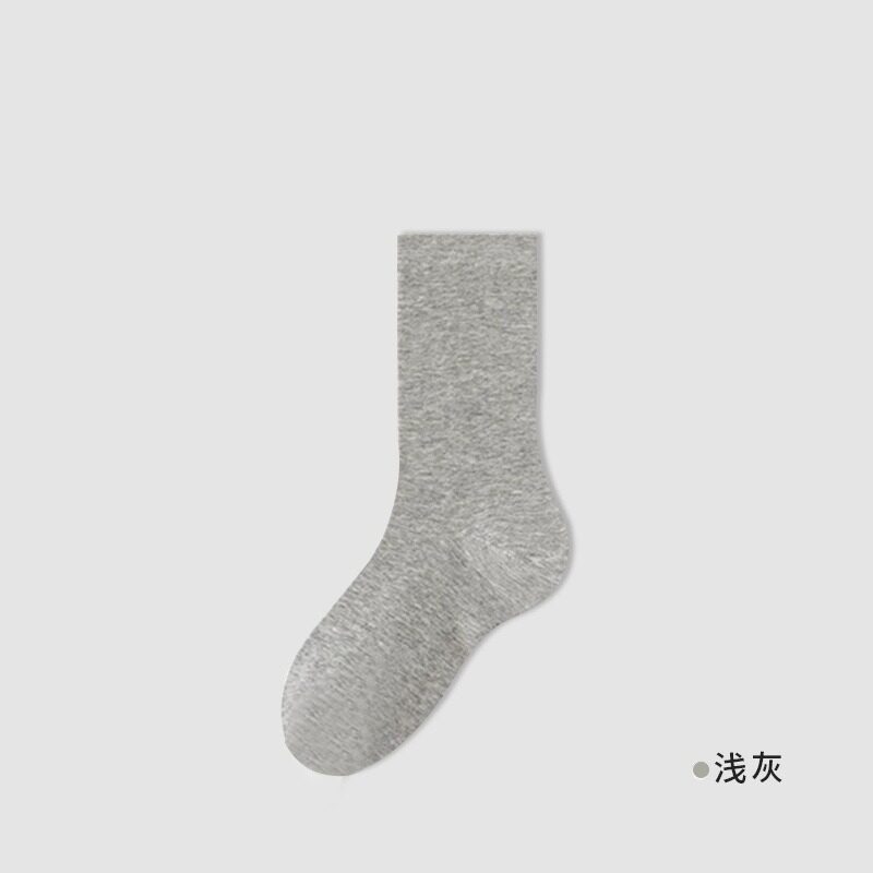 诸暨月子袜女白色堆堆袜韩版棉袜无骨袜女士吸汗中筒袜子批发