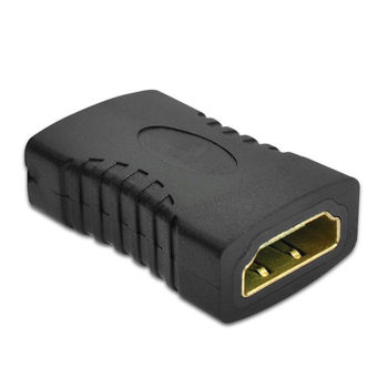Applicable to HDMI female-to-female direct transfer female head black HDMI adapter dual-female HDMI extension head version 1.4