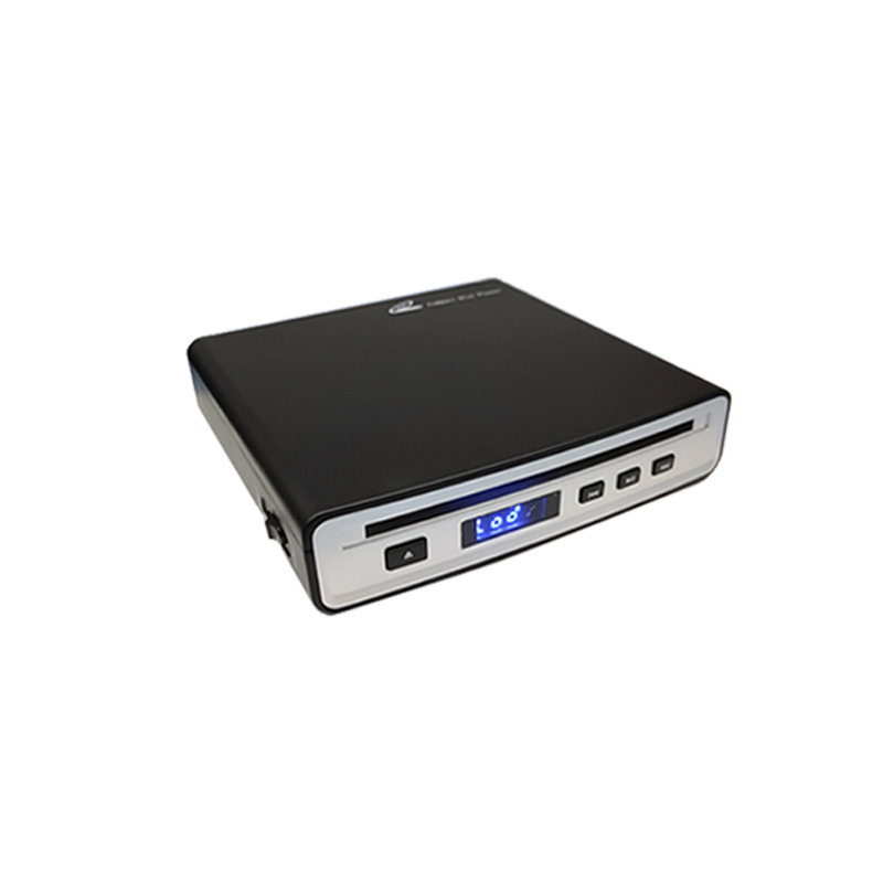 Car-Mounted Inhalation-Type Usb-Connected Cd Player with Aux/Fm Transmitter/Usb Output, Plug and Play