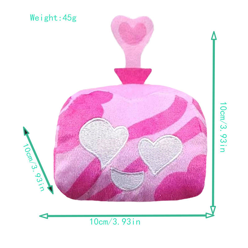 跨境新款恶魔果实玩具bloxfruits游戏周边毛绒公仔盒子动物玩偶