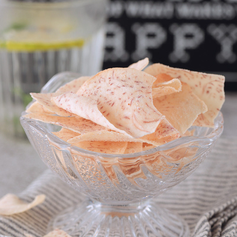 Rice sweet taro chips snack bags original cut pepper and salt taro chips thin crispy taro chips one-piece delivery support group purchase