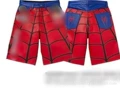 Spider shorts red