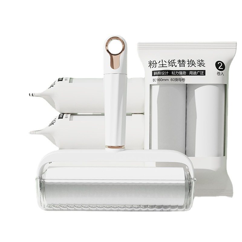 Light Luxury Hair Sticking Artifact with Lid New Widened Hair Sticking Appliance Household Clothes Cleaning Hair Remover Roller Hair Remover