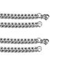 NK chain stainless steel hip hop six-sided grinding Cuban chain necklace bracelet simple fashion sweater chain manufacturers jewelry wholesale
