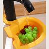 Plastic Elephant-Shaped Vegetable Washing and Draining Basket Kitchen Sink Strainer Garbage Fruit and Vegetable Washing Basin Filter
