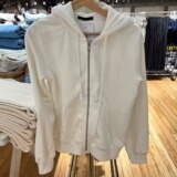 BM style, американский стиль, новый свободный свитер с капюшоном, куртка средней длины, bm hot girl, однотонный кардиган на молнии, женский трендовый топ